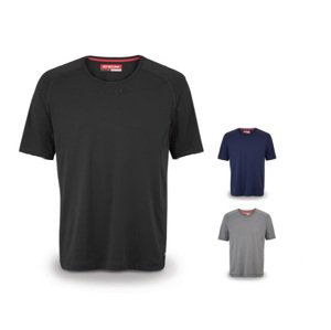 CCM Tričko CCM SS Premium Training Tee SR, Senior, L, tmavo modrá