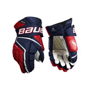 Bauer Rukavice Bauer Vapor Hyperlite S22 SR, Senior, 14", tmavo modrá-červená-biela