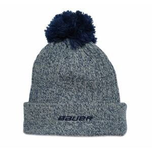 Bauer Čiapka Bauer Team Marl Pom Knit Toque SR, tmavo modrá, Senior