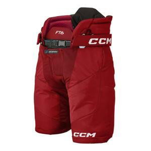 CCM Nohavice CCM Jetspeed FT6 JR, červená, Junior, L