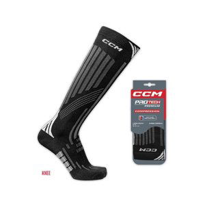 CCM Podkolienky CCM Pro-Tech Compression Sock, XL, 45-47