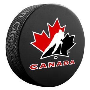 InGlasCo Fanúšikovský puk NHL Logo Blister (1ks), Canada