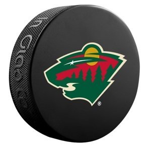 InGlasCo Fanúšikovský puk NHL Logo Blister (1ks), Minnesota Wild