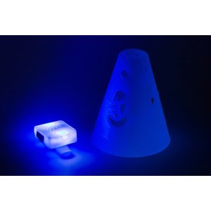 Powerslide Plastové kužele Powerslide FSK LED (10ks), modrá