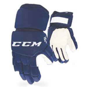 CCM Hokejbalové rukavice CCM 8K, tmavo modrá, 9", XXS