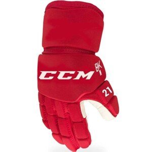 CCM Hokejbalové rukavice CCM 8K, červená, 9", XXS