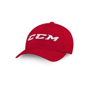 CCM Šiltovka CCM Team Flexfit Cap, červená, Senior, L-XL