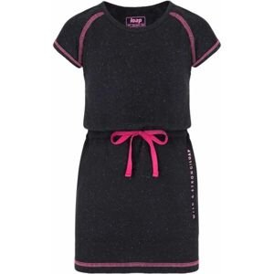 Loap BUGGI Dievčenské športové šaty, čierna, veľkosť 134-140