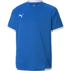 Puma TEAM LIGA JERSEY JR Juniosrské futbalové tričko, modrá, veľkosť 176