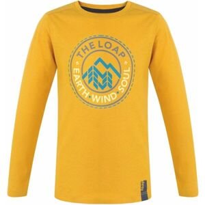 Loap BILONG Chlapčenské tričko, žltá, veľkosť 112-116