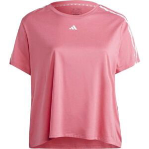 adidas TRAIN ESSENTIALS Dámske tričko, ružová, veľkosť 1x