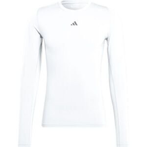 adidas TF LS TEE Pánske tričko, biela, veľkosť M