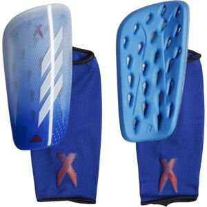 adidas X SG LEAGUE Futbalové chrániče, modrá, veľkosť S