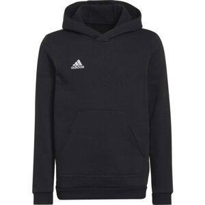 adidas ENT22 HOODY Y juniorská futbalová mikina, čierna, veľkosť 164