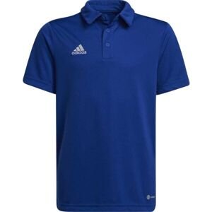 adidas ENT22 POLO Y Chlapčenské  tričko polo, modrá, veľkosť 128