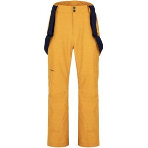 Loap LAWO Pánske lyžiarske nohavice, žltá, veľkosť XL