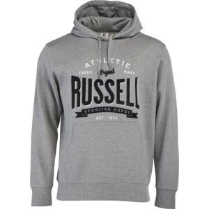 Russell Athletic SWEATSHIRT M Pánska mikina, sivá, veľkosť XXXL