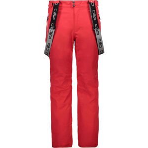 CMP MAN PANT Pánske lyžiarske nohavice, červená, veľkosť 56