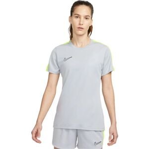 Nike DF ACD23 TOP SS BRANDED Dámske športové tričko, sivá, veľkosť M