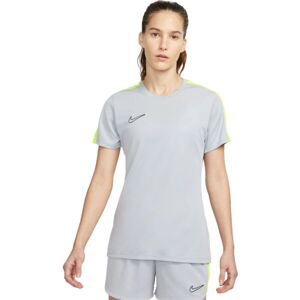 Nike DF ACD23 TOP SS BRANDED Dámske športové tričko, sivá, veľkosť S