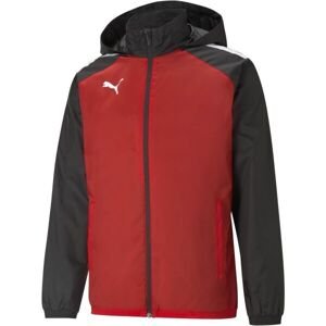 Puma TEAMLIGA ALL WEATHER JACKET Pánska bunda, červená, veľkosť XXXL