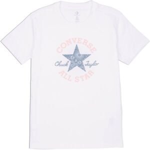 Converse CHUCK PATCH INFILL TEE Dámske tričko, biela, veľkosť L
