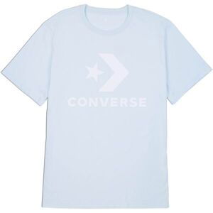 Converse STANDARD FIT CENTER FRONT LARGE LOGO STAR CHEV SS TEE Unisex tričko, svetlomodrá, veľkosť L