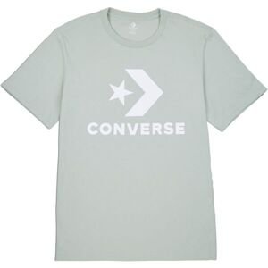 Converse STANDARD FIT CENTER FRONT LARGE LOGO STAR CHEV SS TEE Unisex tričko, svetlo zelená, veľkosť