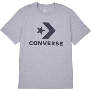 Converse STANDARD FIT CENTER FRONT LARGE LOGO STAR CHEV SS TEE Unisex tričko, sivá, veľkosť L