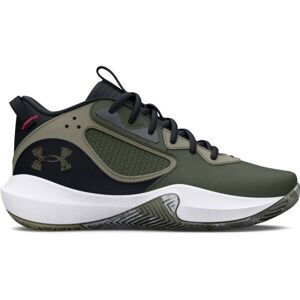 Under Armour LOCKDOWN 6 Basketbalová obuv, khaki, veľkosť 44