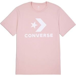 Converse STANDARD FIT CENTER FRONT LARGE LOGO STAR CHEV SS TEE Unisex tričko, ružová, veľkosť L
