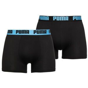 Puma BASIC BOXER 2P Pánske boxerky, čierna, veľkosť