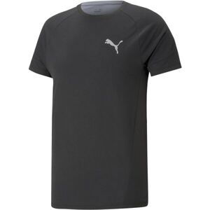 Puma EVOSTRIPE TEE Pánske športové tričko, čierna, veľkosť S
