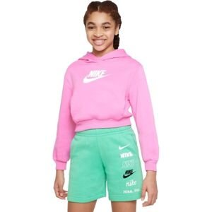 Nike SPORTSWEAR CLUB FLEECE Dievčenská mikina, ružová, veľkosť L