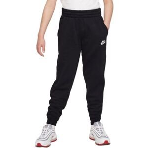 Nike SPORTSWEAR CLUB FLEECE Chlapčenské tepláky, čierna, veľkosť S
