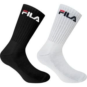 Fila NORMAL PLAIN HALF TERRY 2 PCS Športové ponožky, čierna, veľkosť 39 - 42