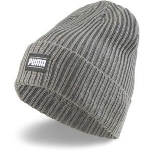 Puma CLASSIC CUFF BEANIE Pánska pletená čiapka, sivá, veľkosť UNI