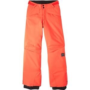 O'Neill HAMMER Chlapčenské lyžiarske/snowboardové nohavice, oranžová, veľkosť 128