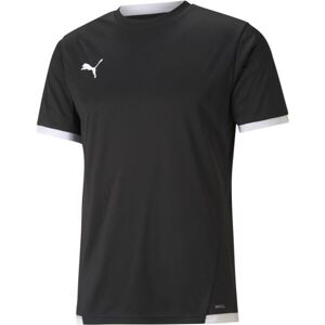 Puma TEAM LIGA JERSEY Pánske futbalové tričko, čierna, veľkosť L