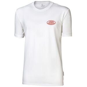 PROGRESS JAWA FAN T-SHIRT Pánske tričko, biela, veľkosť XXL