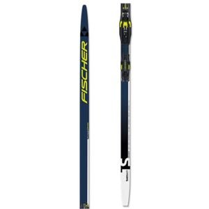 Fischer TWIN SKIN PERFORMANCE STIFF SET + BDG CONTROL STEP Bežecké  lyže s podporou stúpania, tmavo modrá, veľkosť 187