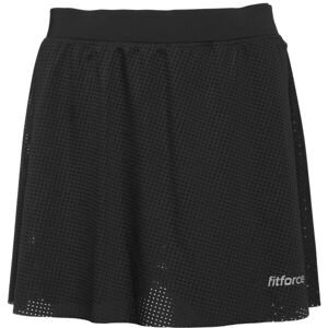 Fitforce RENDA Dámska bežecká sukňa 2v1, čierna, veľkosť M