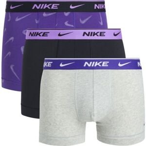 Nike EDAY COTTON STRETCH Pánske boxerky, fialová, veľkosť L