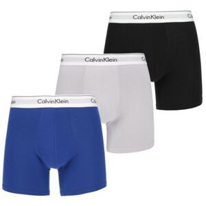 Calvin Klein MODERN STRETCH-BOXER BRIEF Pánske trenírky, mix, veľkosť S