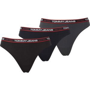 Tommy Hilfiger NEW YORK PACK-3P THONG Dámske tangá, mix, veľkosť L