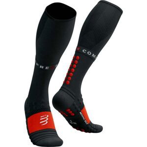 Compressport FULL SOCKS WINTER RUN Teplé kompresné lyžiarske podkolienky, čierna, veľkosť T2