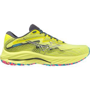 Mizuno WAVE RIDER 27 Pánska bežecká obuv, reflexný neón, veľkosť 45