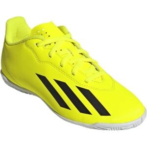 adidas X CRAZYFAST CLUB IN J Detská halová obuv, žltá, veľkosť 29