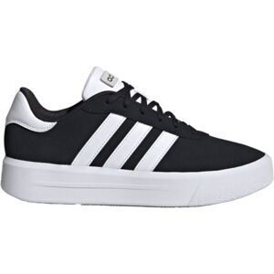 adidas COURT PLATFORM SUEDE Dámska obuv na voľný čas, čierna, veľkosť 39 1/3