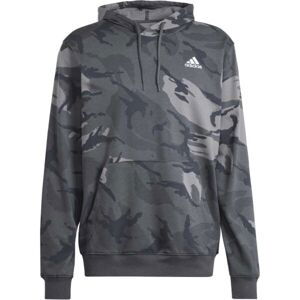 adidas BIG LOGO HOODIE Pánska mikina, tmavo sivá, veľkosť M